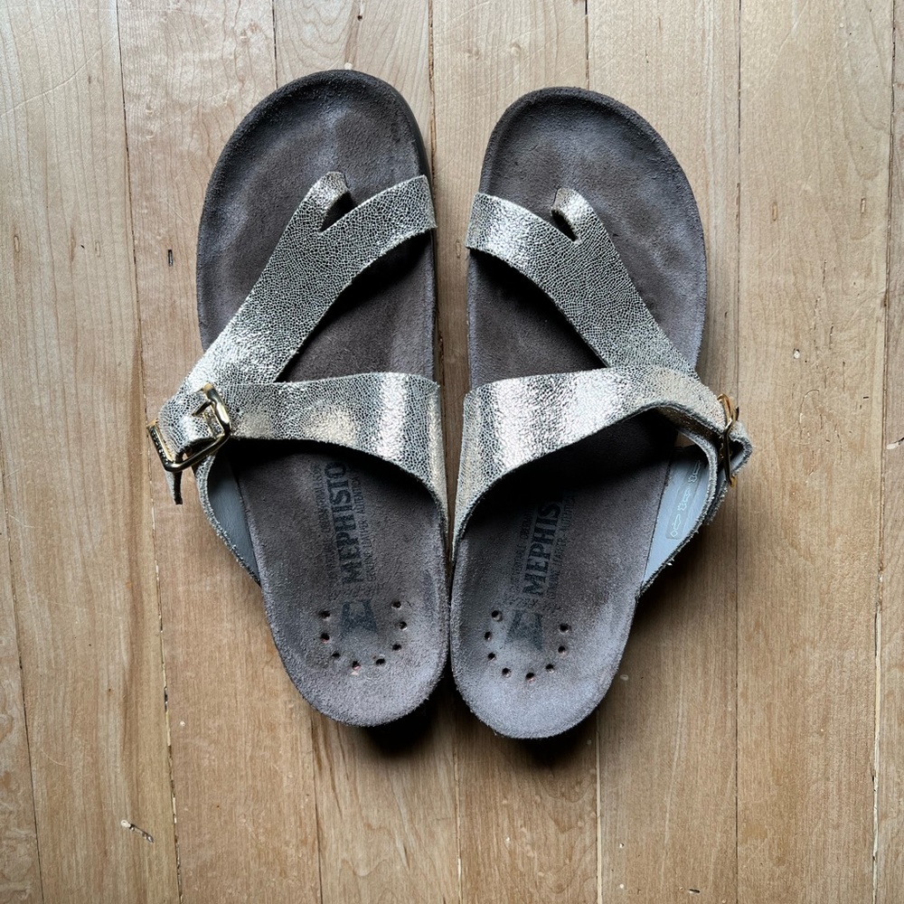 Mephisto Gold Helen Sandals